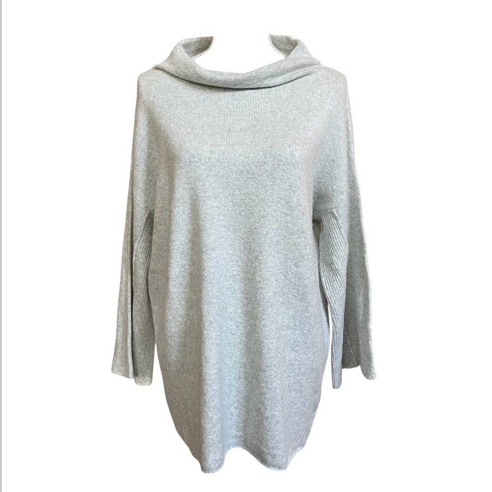 Paper Label Yak Hair Blend Light Grey Sweater - Size Small